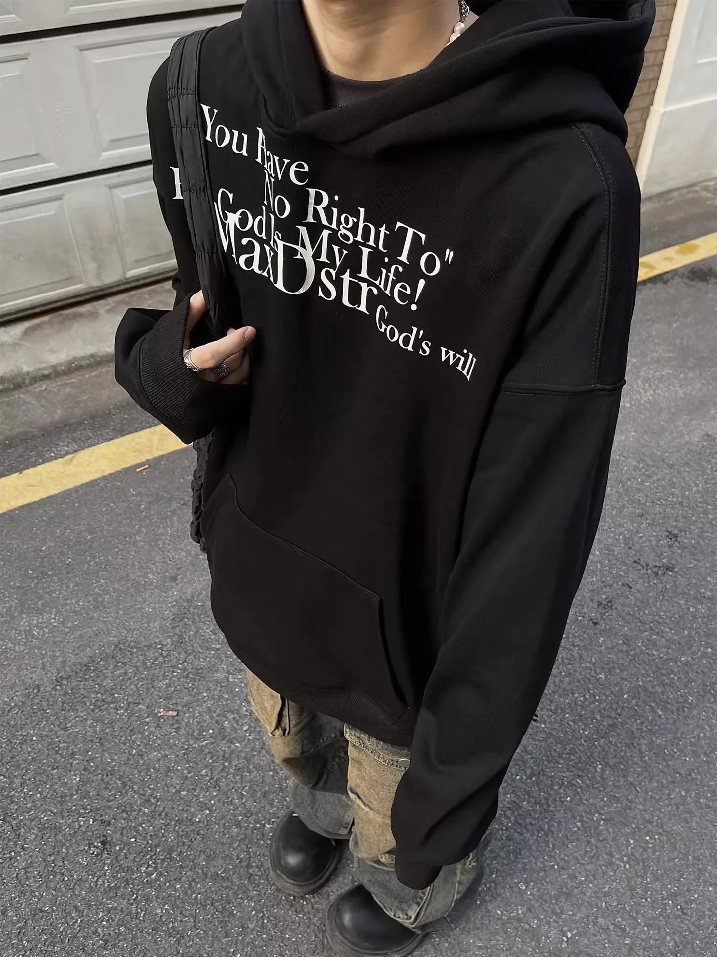 REBELLION SCRIPT HOODIE MNW2006