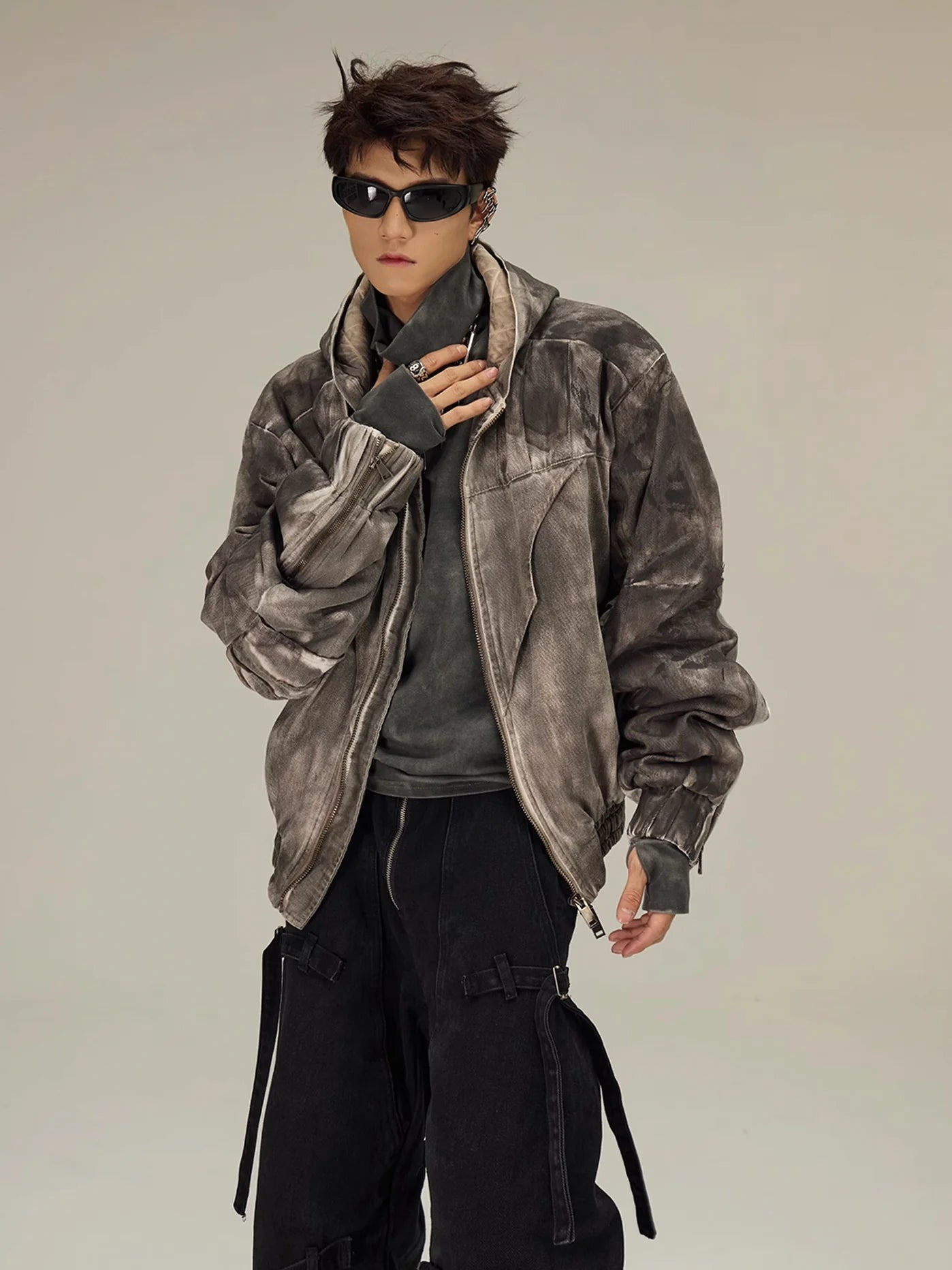 AGED CLAY HOODED JACKET MNW2003
