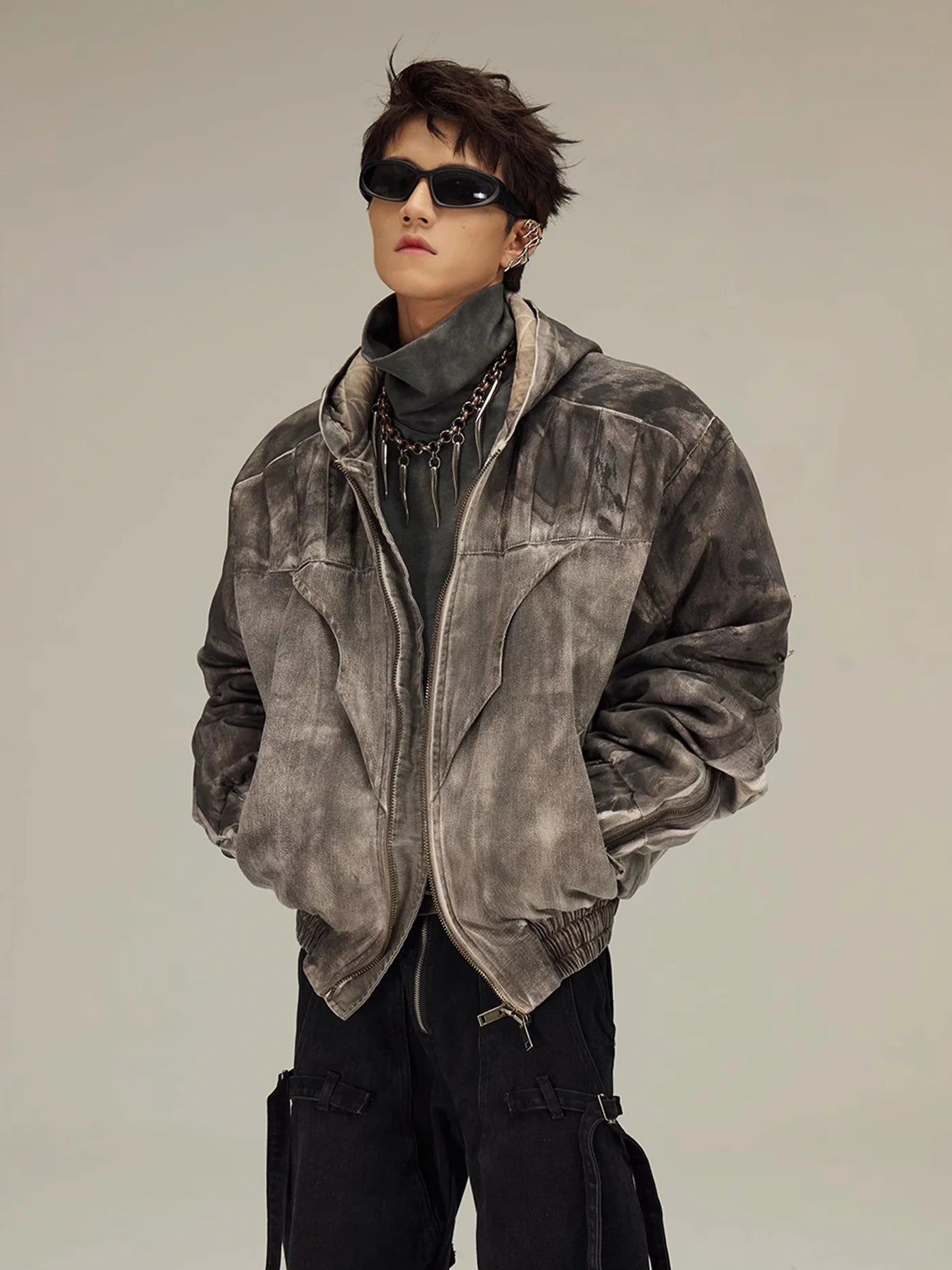 AGED CLAY HOODED JACKET MNW2003