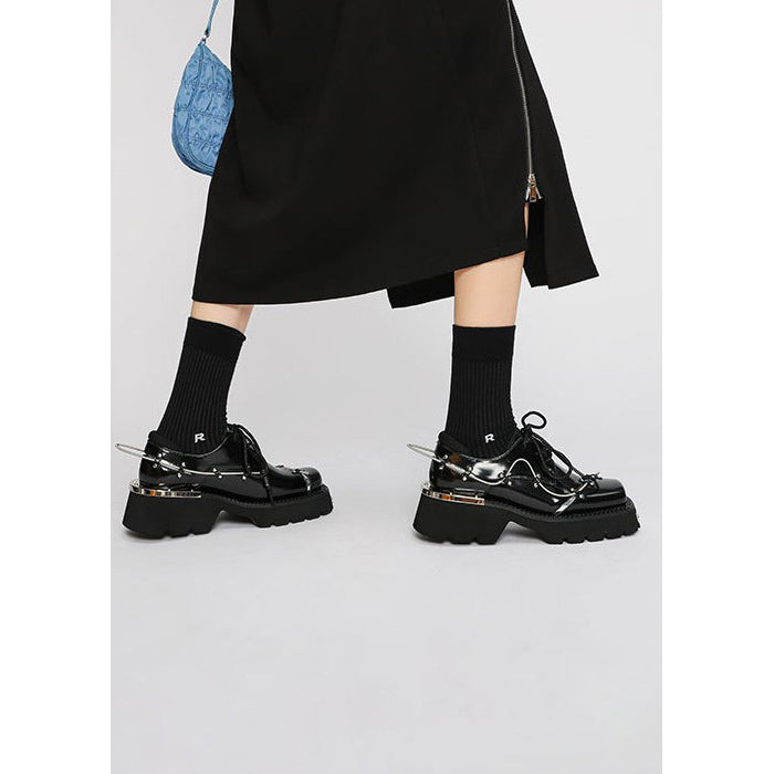 METAL PLATFORM PLATFORM SHOES M037