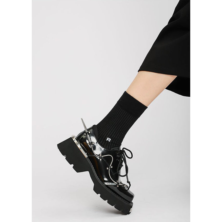METAL PLATFORM PLATFORM SHOES M037