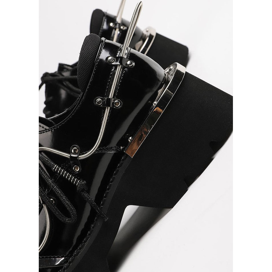 METAL PLATFORM PLATFORM SHOES M037