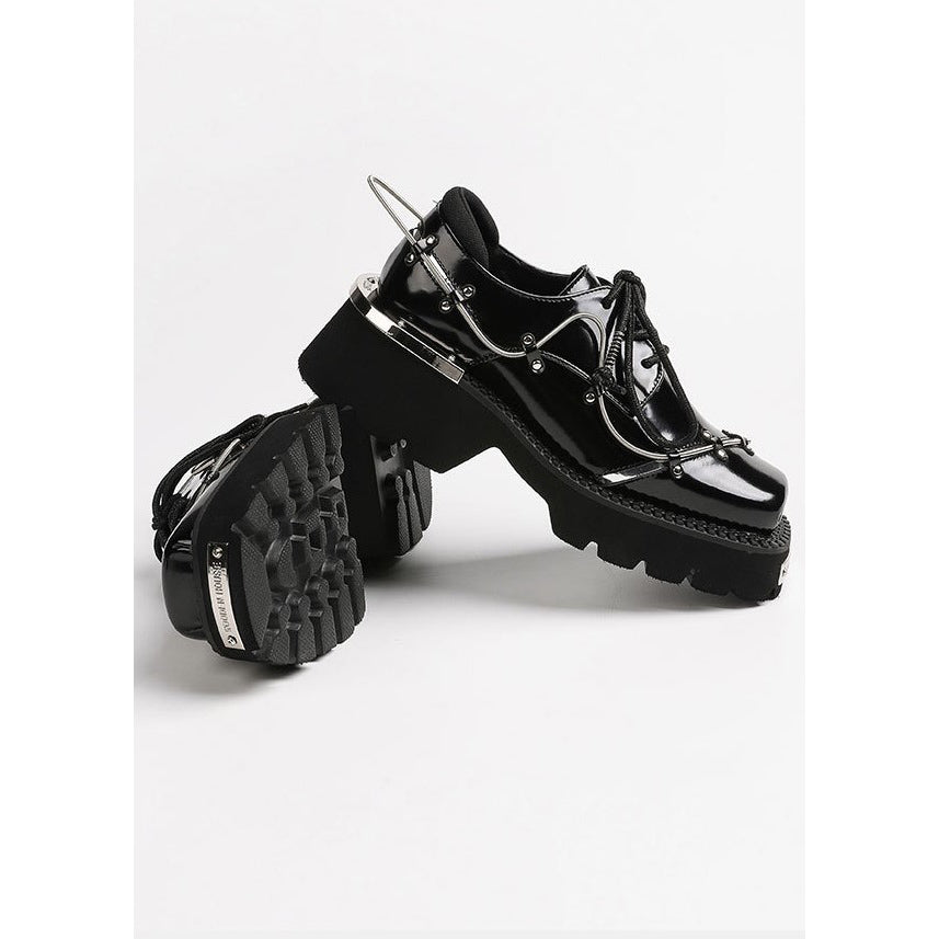 METAL PLATFORM PLATFORM SHOES M037