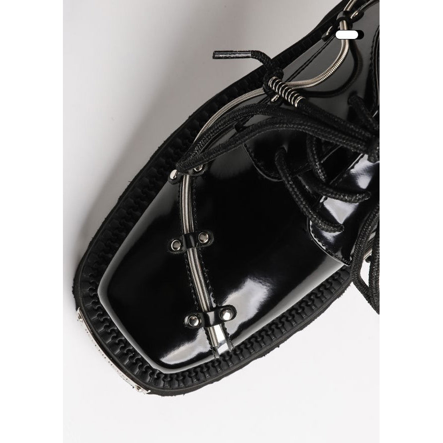METAL PLATFORM PLATFORM SHOES M037