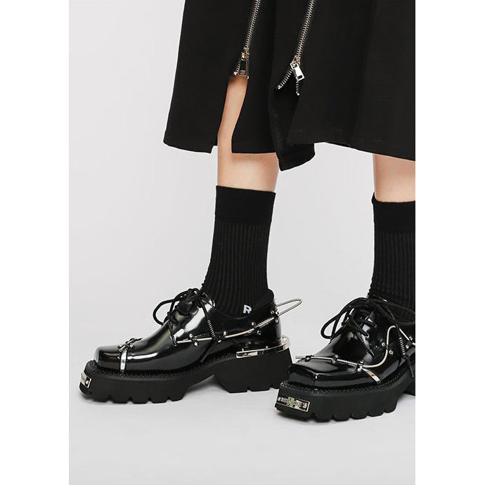 METAL PLATFORM PLATFORM SHOES M037