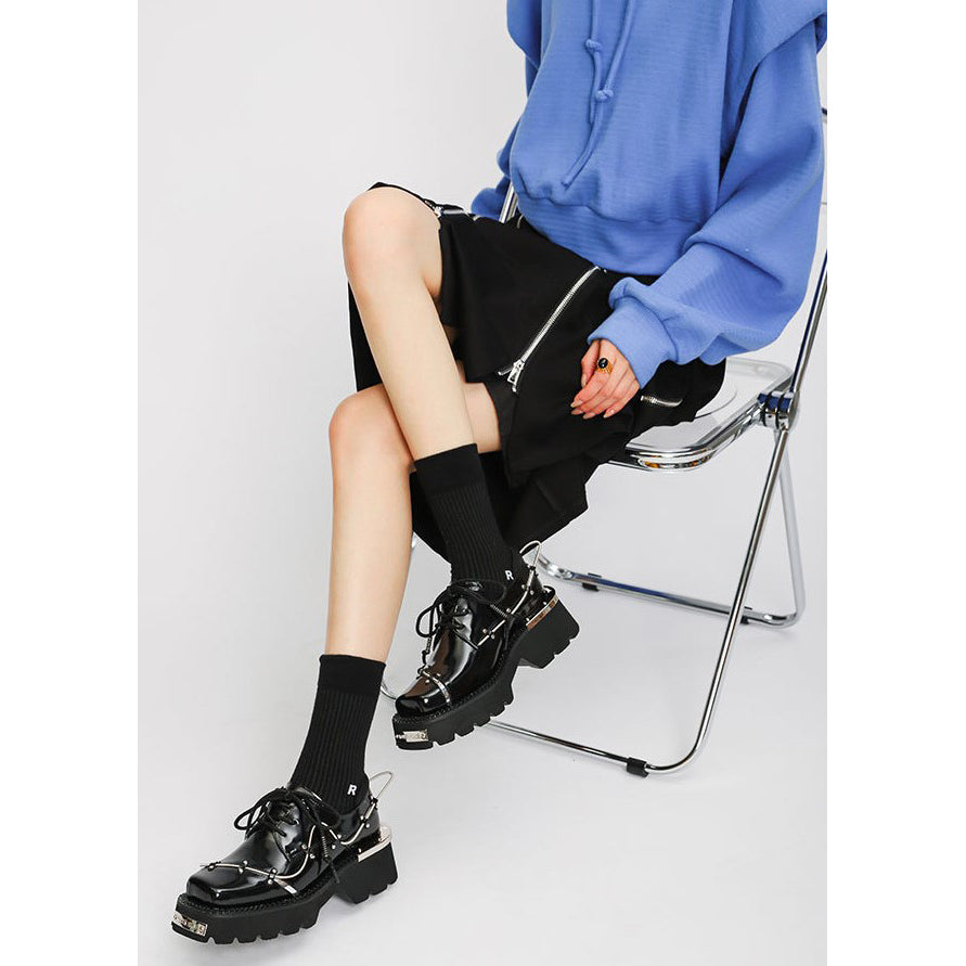 METAL PLATFORM PLATFORM SHOES M037