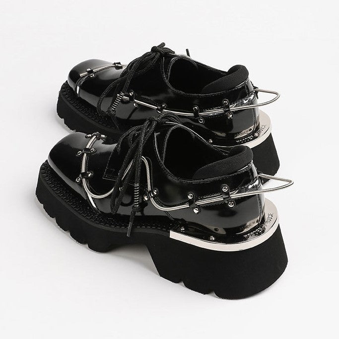 METAL PLATFORM PLATFORM SHOES M037
