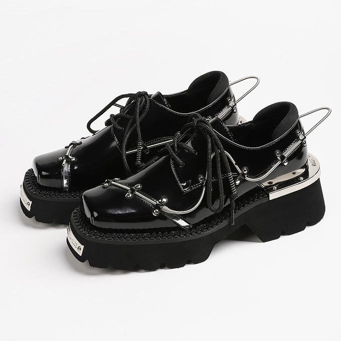 METAL PLATFORM PLATFORM SHOES M037