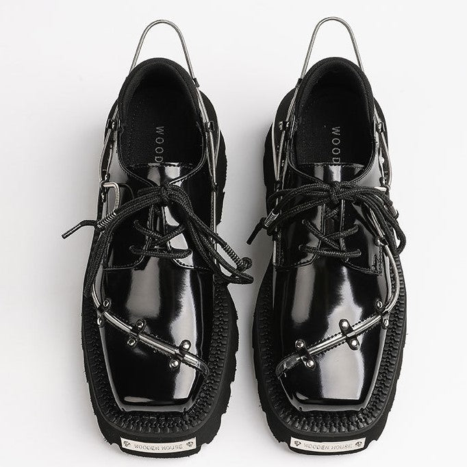 METAL PLATFORM PLATFORM SHOES M037