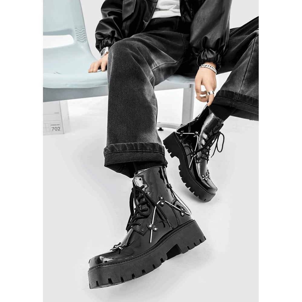 THICK METAL BOOTS M014