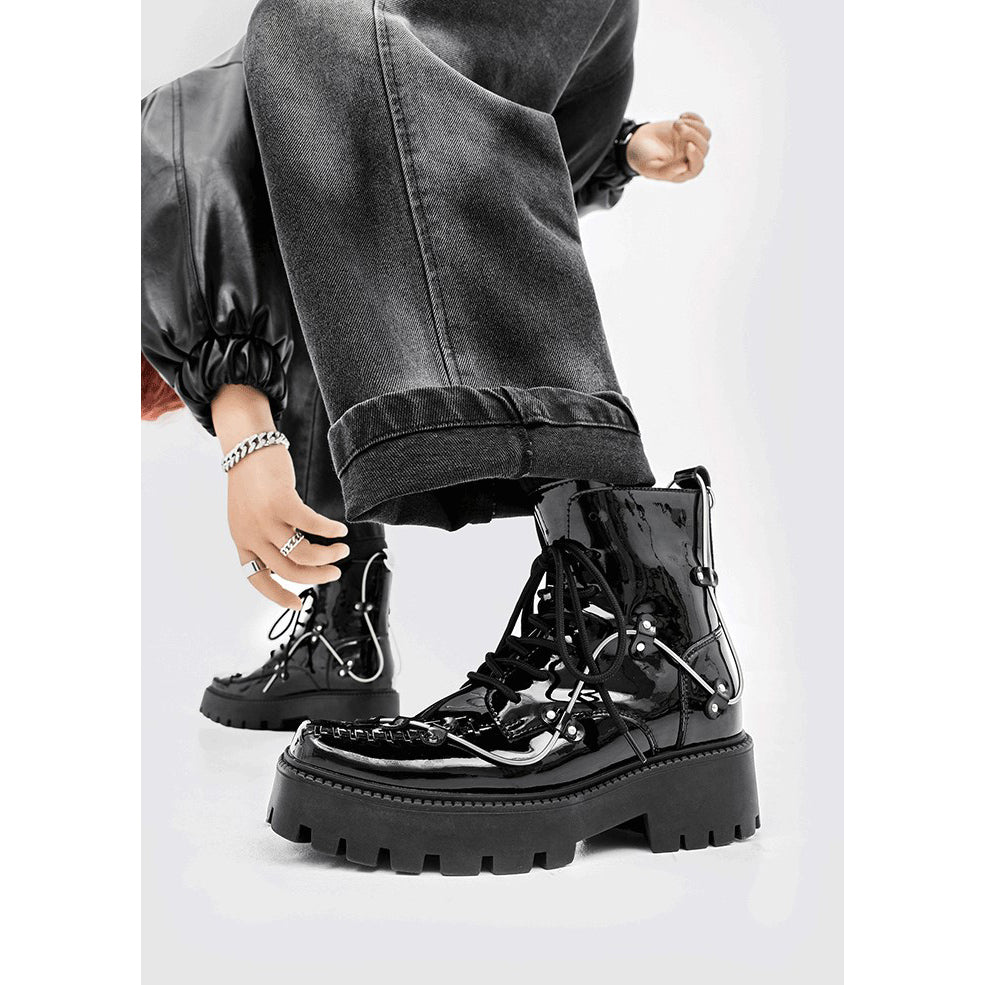 THICK METAL BOOTS M014