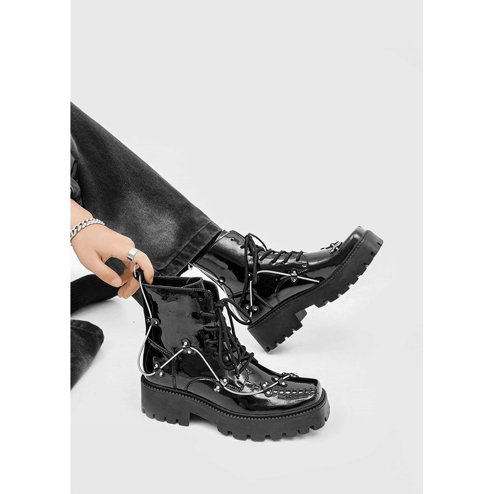 THICK METAL BOOTS M014