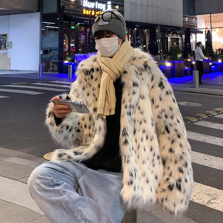 DALMATIAN FUR JACKET M088