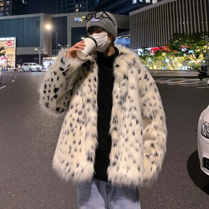 DALMATIAN FUR JACKET M088