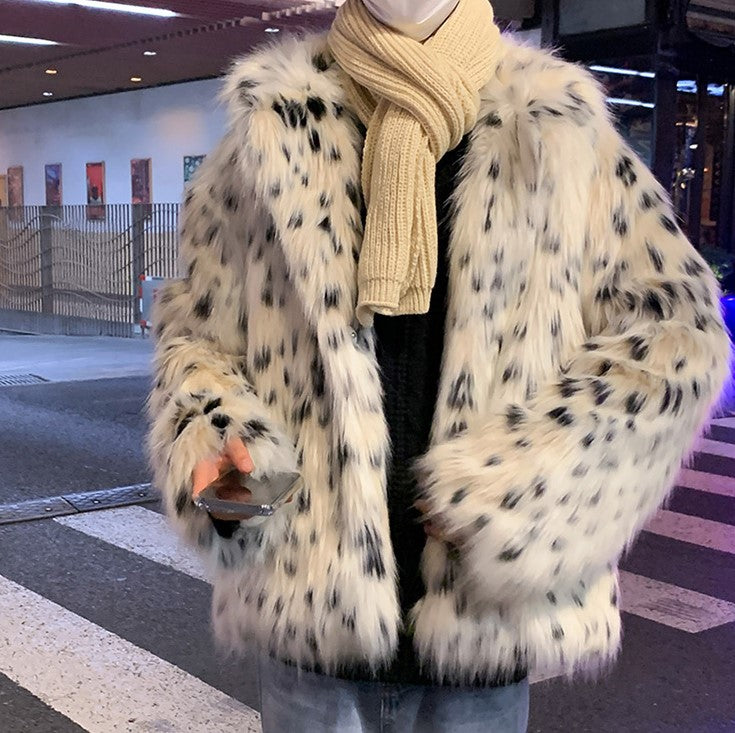 DALMATIAN FUR JACKET M088