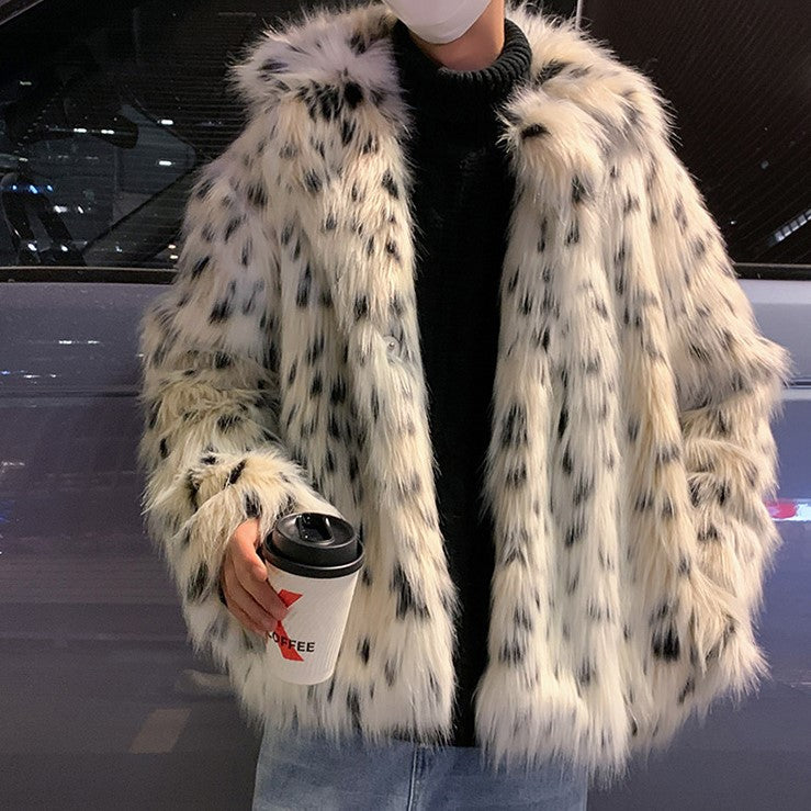 DALMATIAN FUR JACKET M088