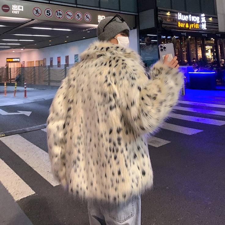 DALMATIAN FUR JACKET M088