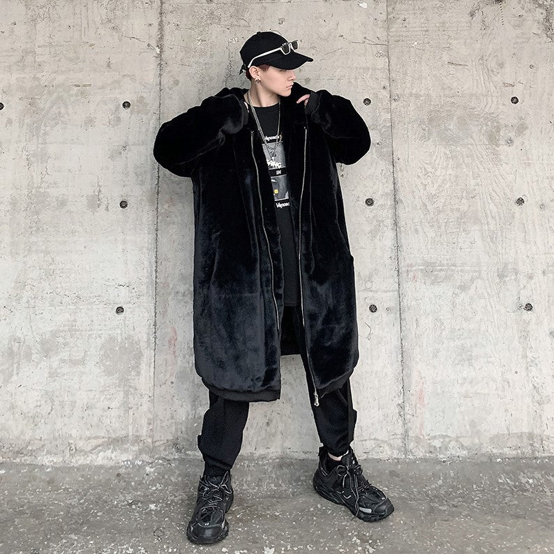 ECO FUR LONG PARKA M085
