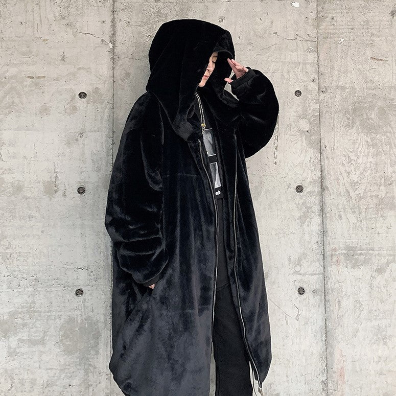 ECO FUR LONG PARKA M085