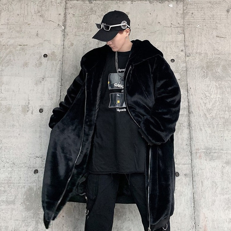 ECO FUR LONG PARKA M085