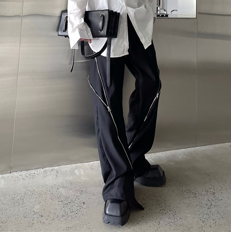 TRACK SOLE SQUARE TOE SHOES M008