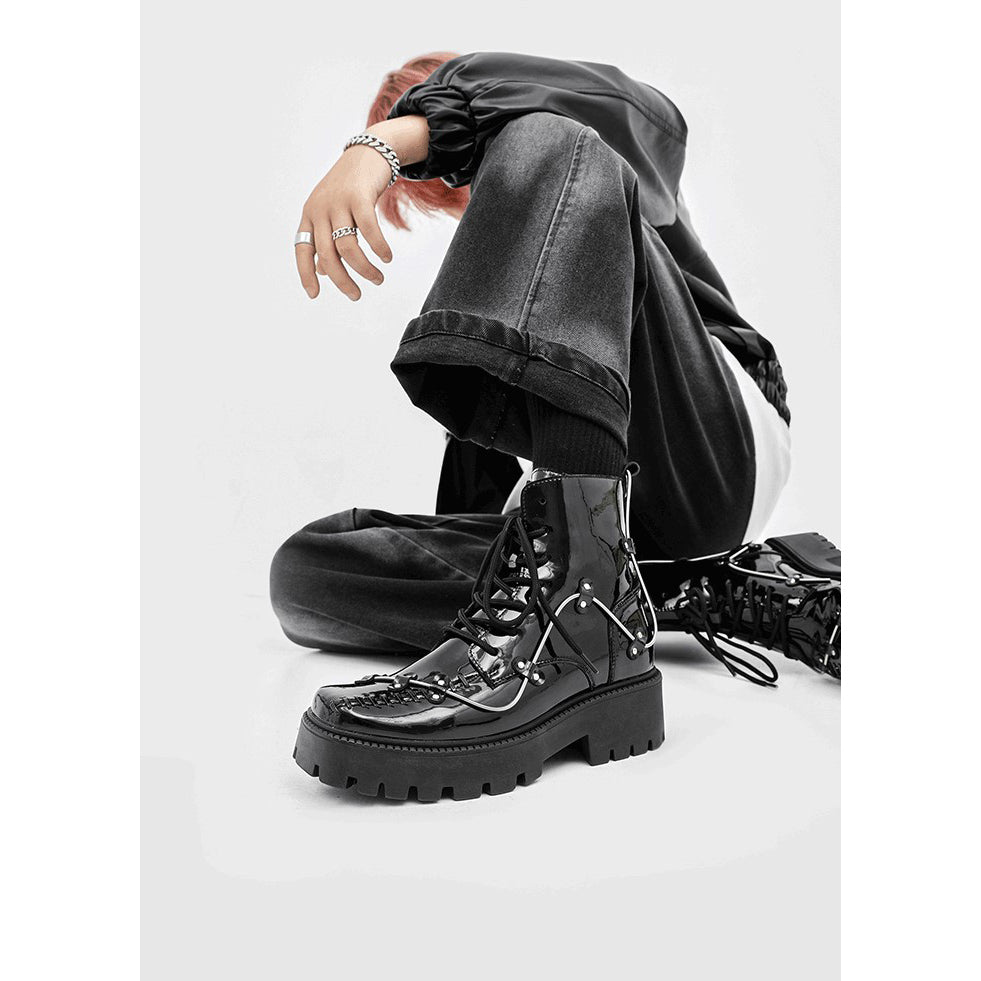 THICK METAL BOOTS M014