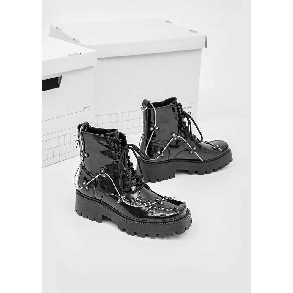 THICK METAL BOOTS M014