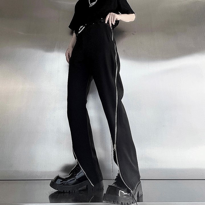 ZIP STRAIGHT PANTS M083
