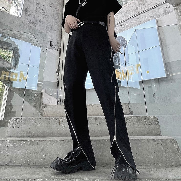 ZIP STRAIGHT PANTS M083