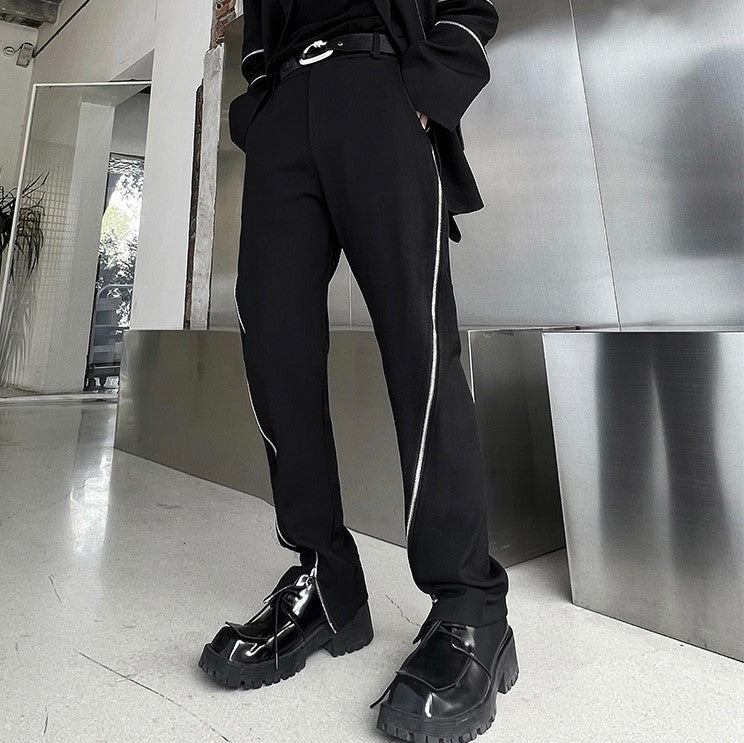 ZIP STRAIGHT PANTS M083