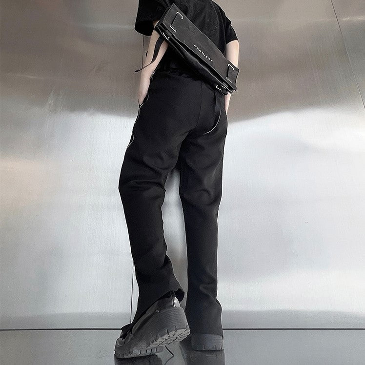 ZIP STRAIGHT PANTS M083