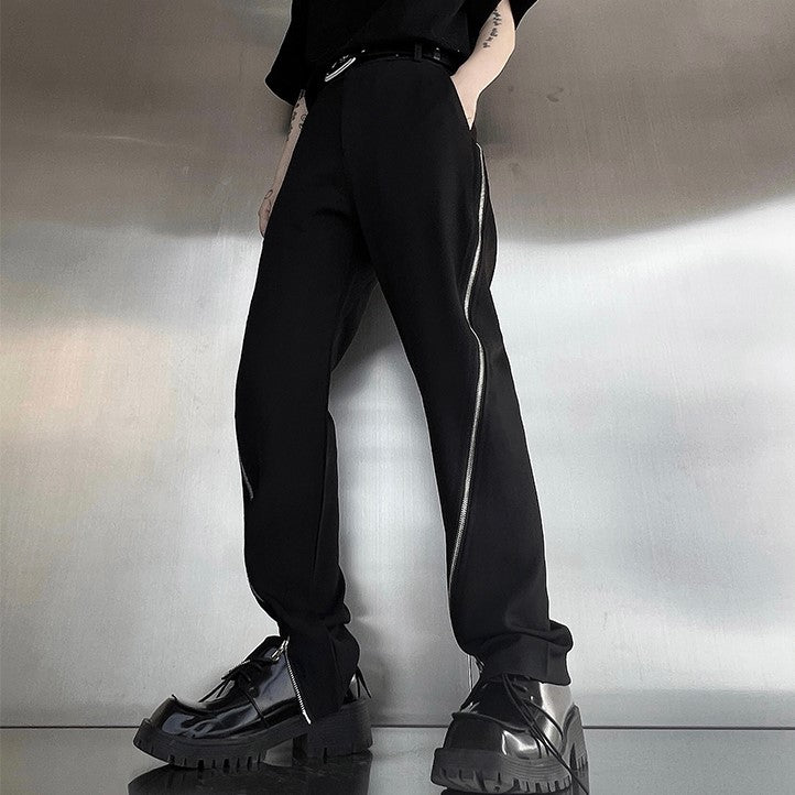 ZIP STRAIGHT PANTS M083