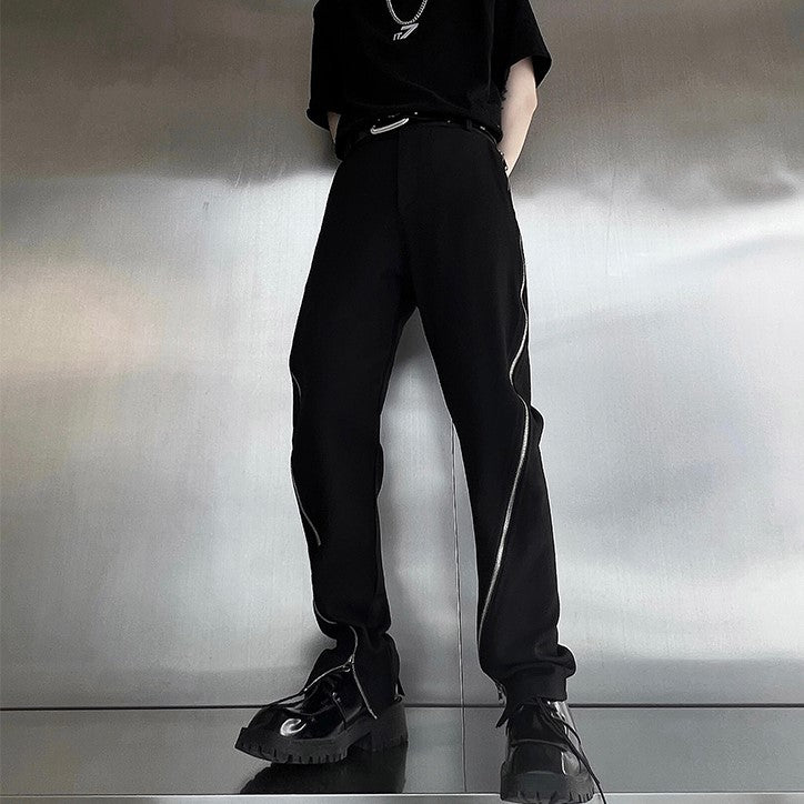 ZIP STRAIGHT PANTS M083