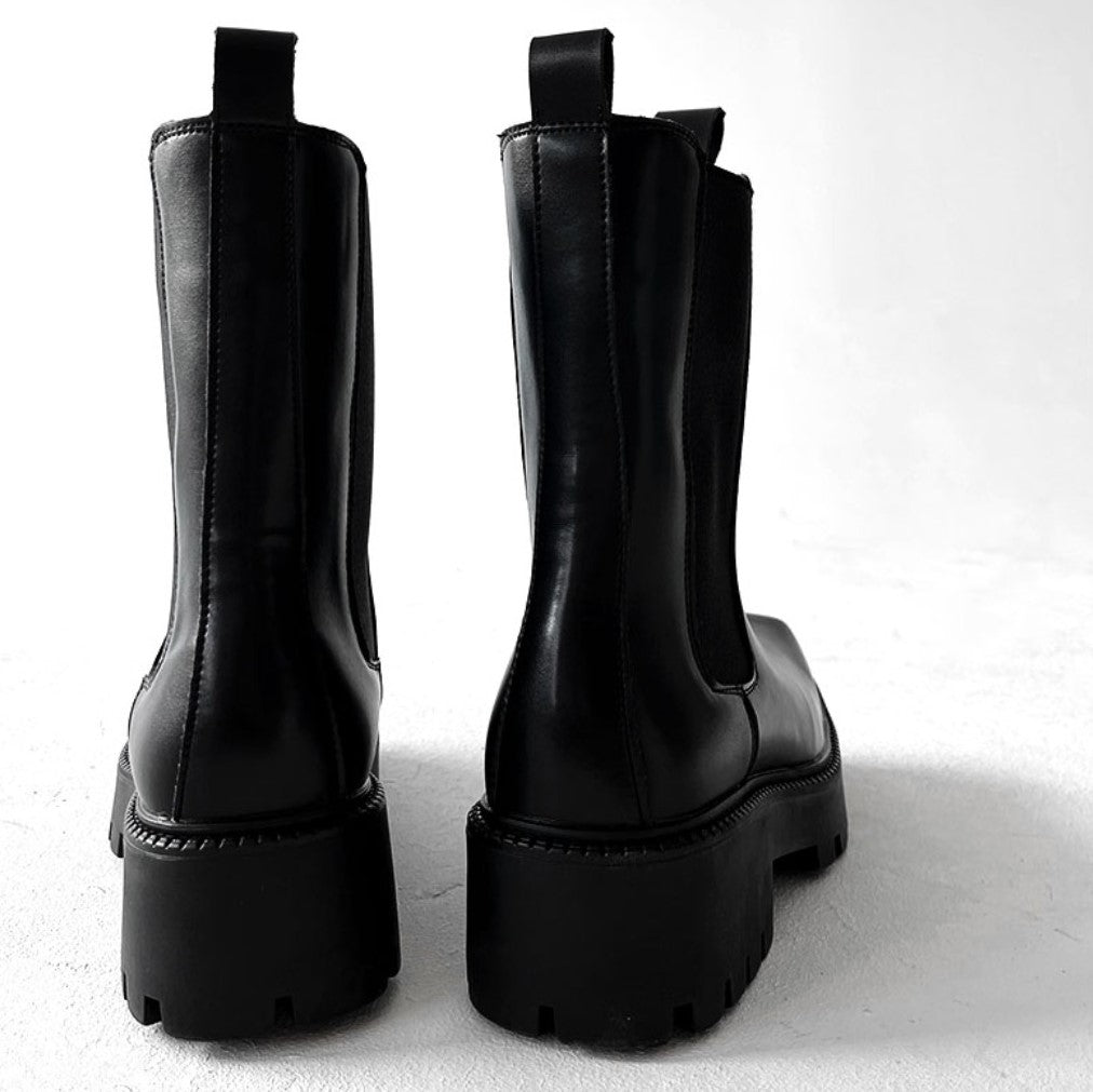 SIDE GORE MIDDLE BOOTS M078