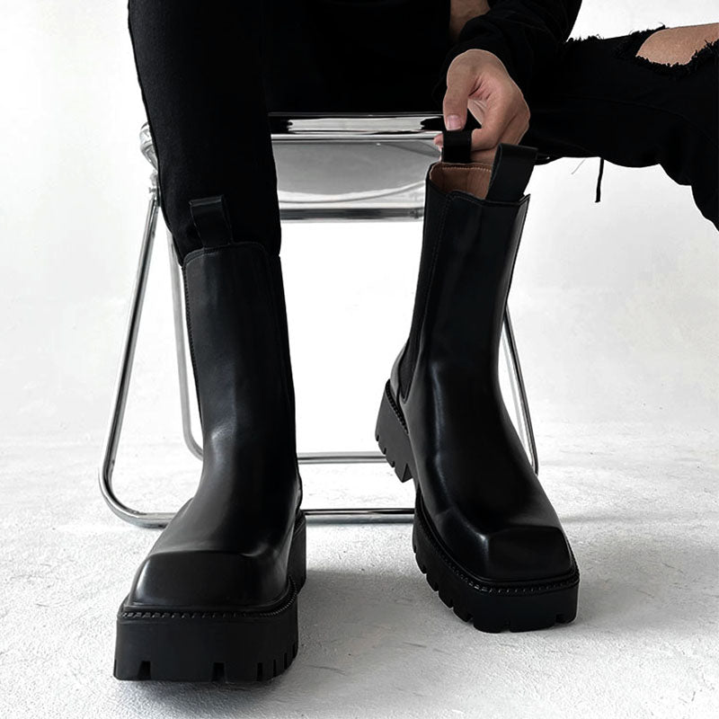 SIDE GORE MIDDLE BOOTS M078