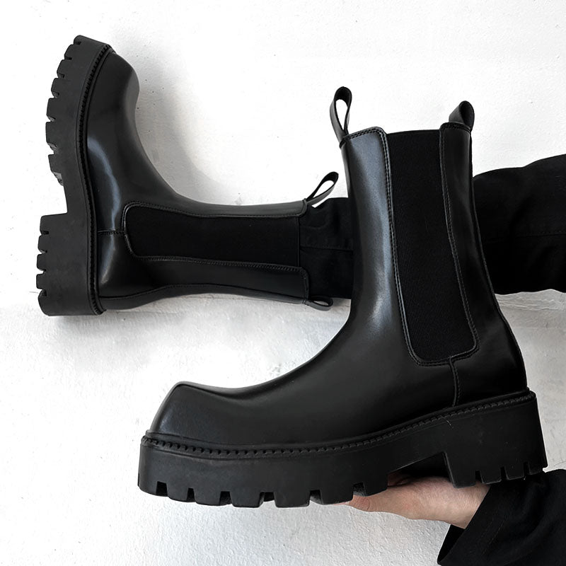 SIDE GORE MIDDLE BOOTS M078