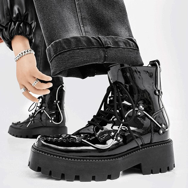 THICK METAL BOOTS M014
