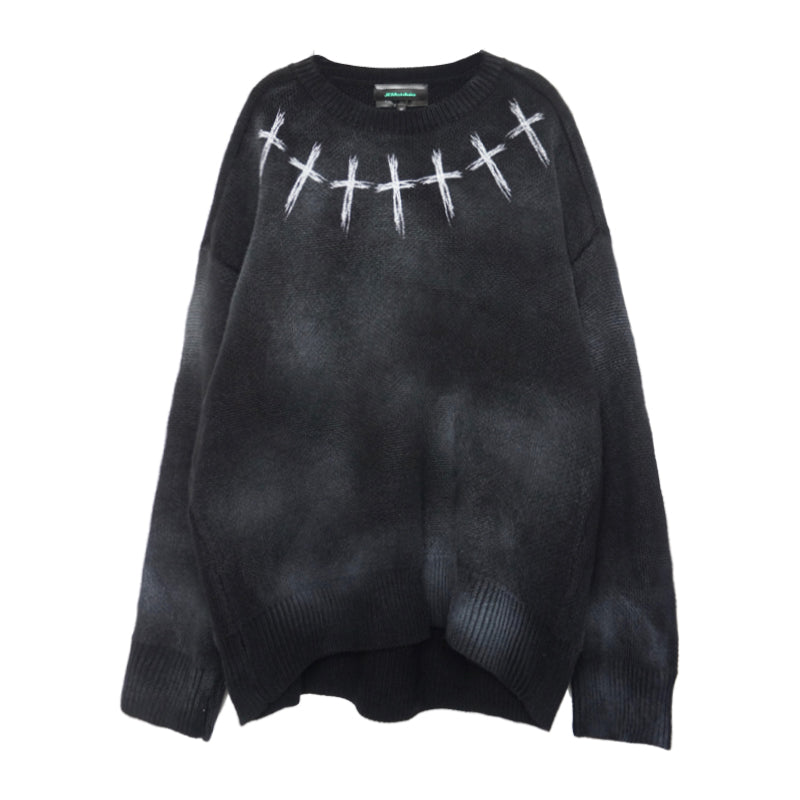 CROSS LOOSE KNIT M005