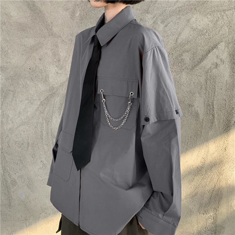 2WAY GIMMICK REGULAR SILHOUETTE SHIRT MNW2101