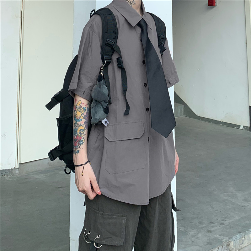 2WAY GIMMICK REGULAR SILHOUETTE SHIRT MNW2101