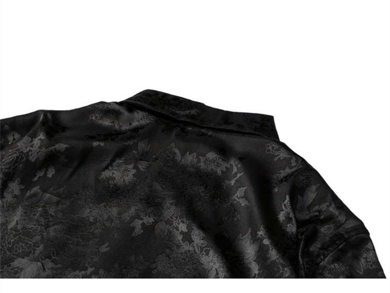 DARK JACQUARD LONG SLEEVE SHIRT MNW2105