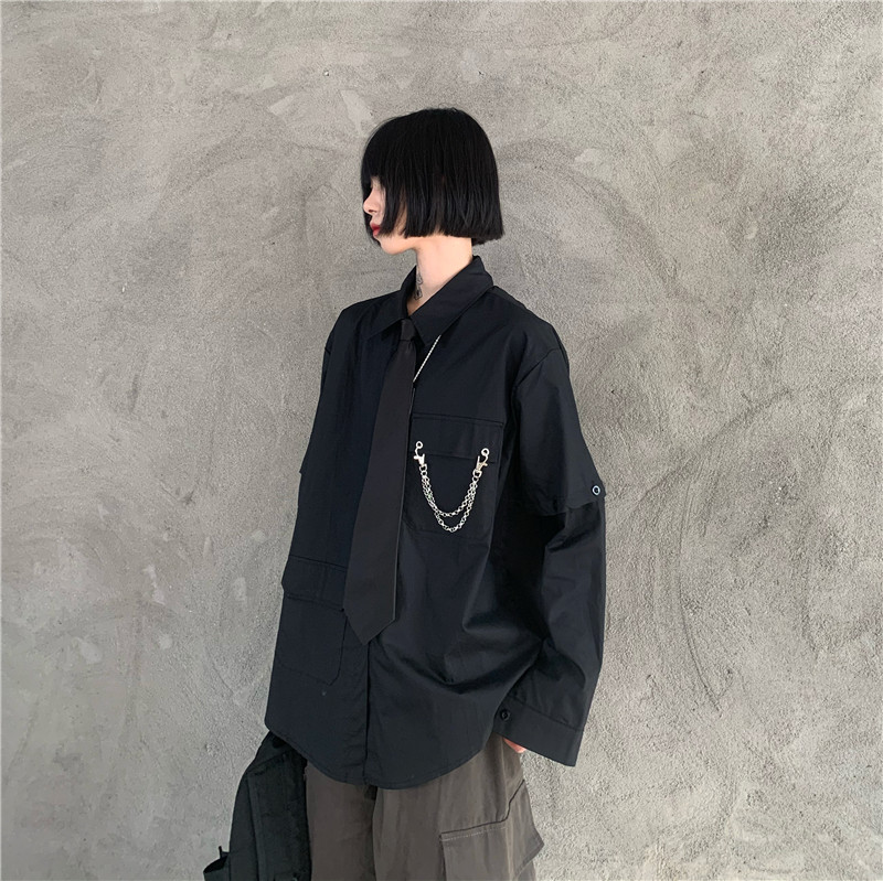 2WAY GIMMICK REGULAR SILHOUETTE SHIRT MNW2101