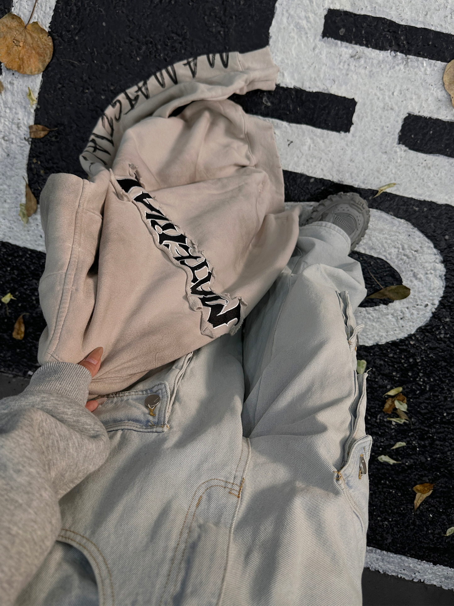 ACID WASH FULL-ZIP HOODIE MNW2112