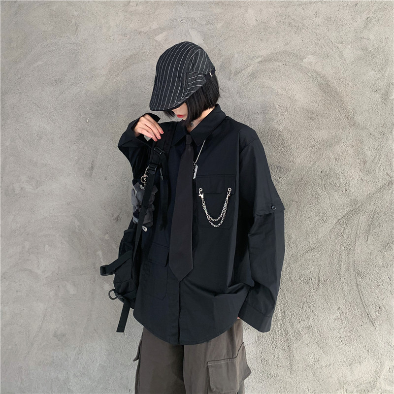 2WAY GIMMICK REGULAR SILHOUETTE SHIRT MNW2101