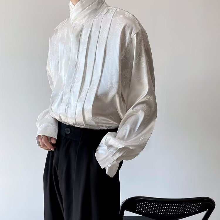LINE BLOWN HIGHNECK SHIRT MNW2103