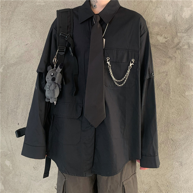 2WAY GIMMICK REGULAR SILHOUETTE SHIRT MNW2101