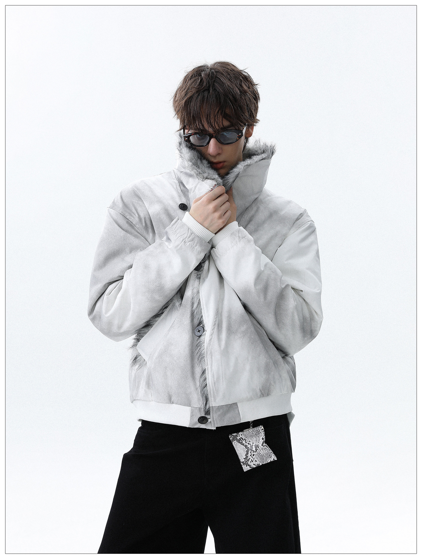 RANDOM WASH FLEECE JACKET OUTERWEAR MNW2094