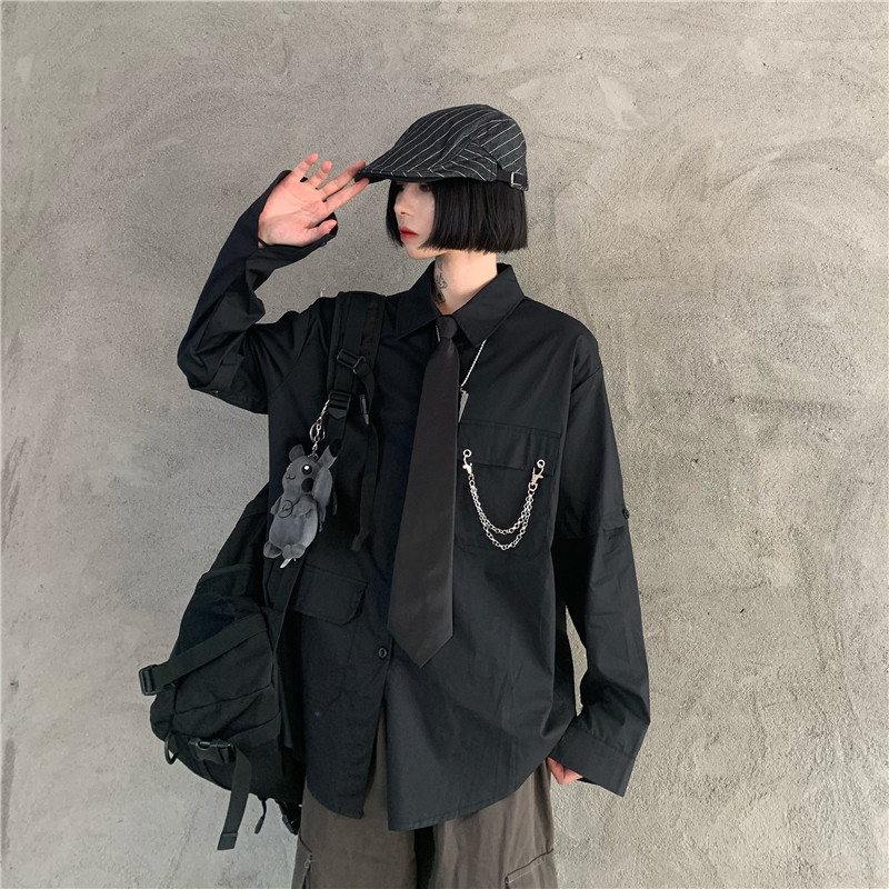 2WAY GIMMICK REGULAR SILHOUETTE SHIRT MNW2101