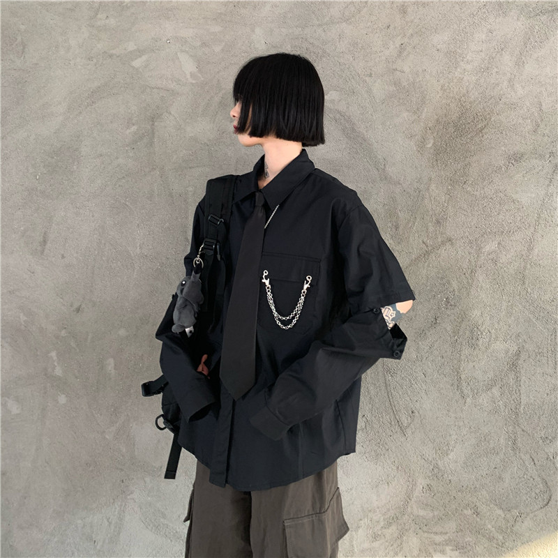 2WAY GIMMICK REGULAR SILHOUETTE SHIRT MNW2101
