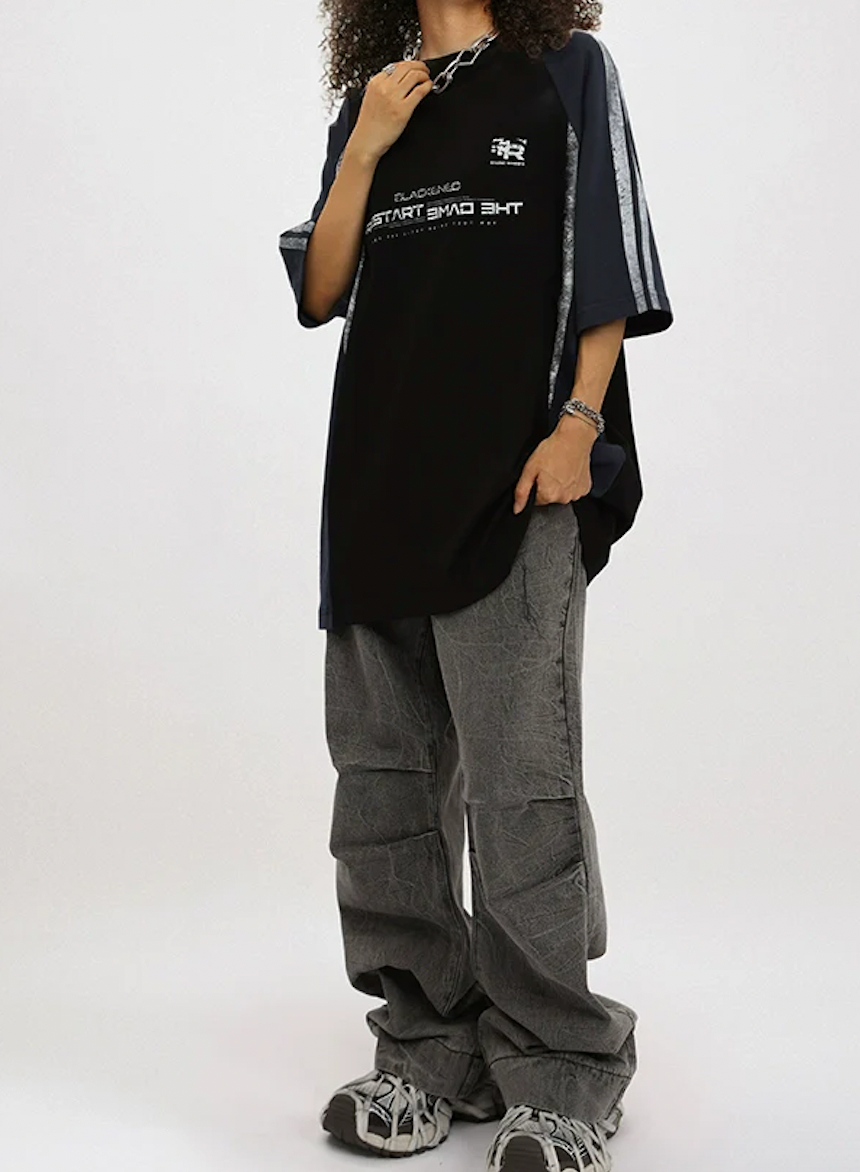 SIDE GLITCH PANEL TEE MNW2086